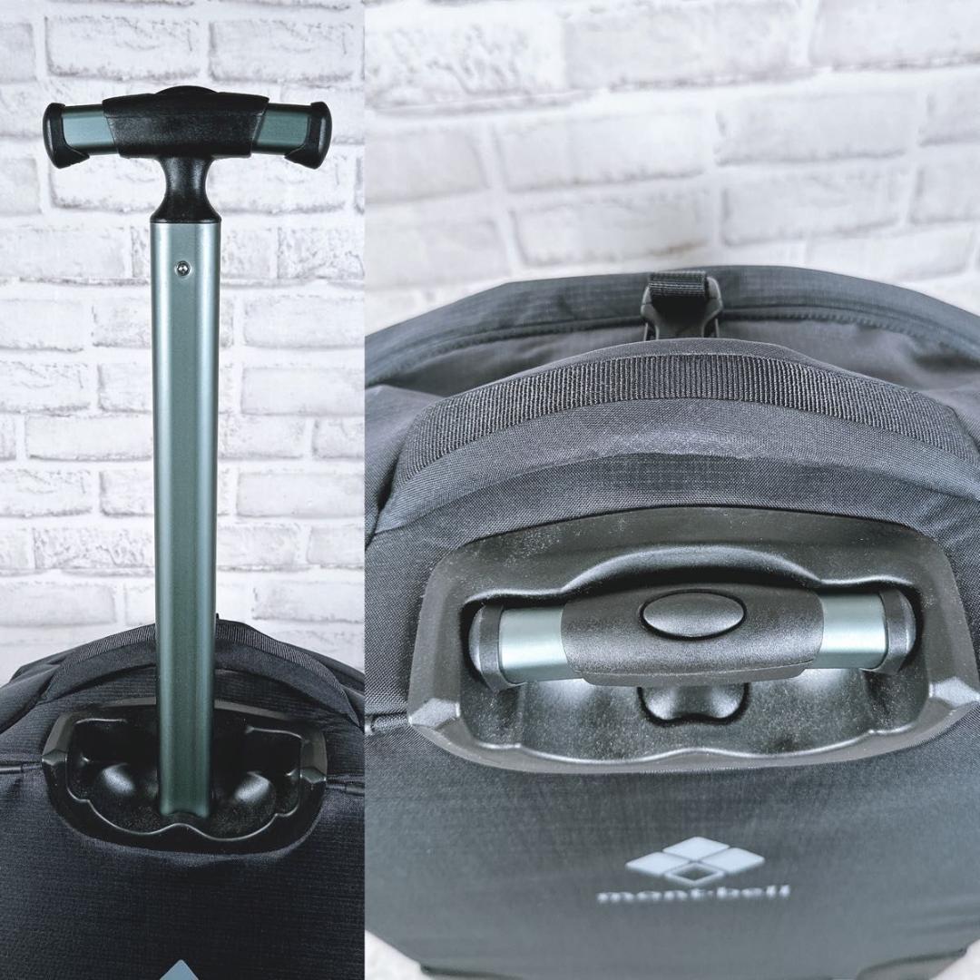 美品 モンベル ウィリーバッグ キャリーケース 機内持込 廃盤　レインカバー