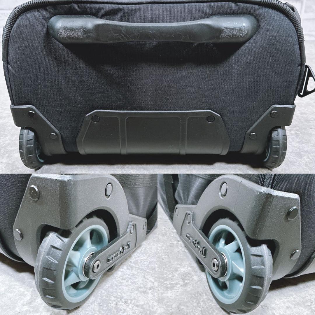 美品 モンベル ウィリーバッグ キャリーケース 機内持込 廃盤　レインカバー