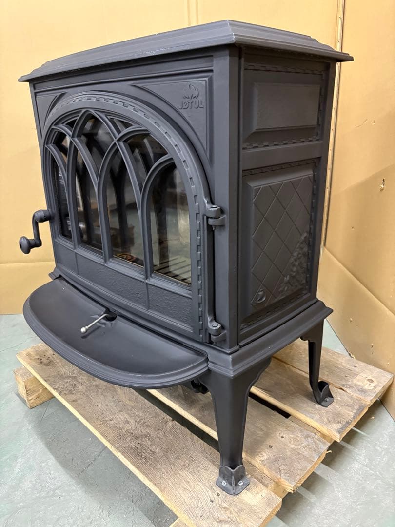 薪ストーブ ヨツール F400 黒 中古品 メンテナンス品