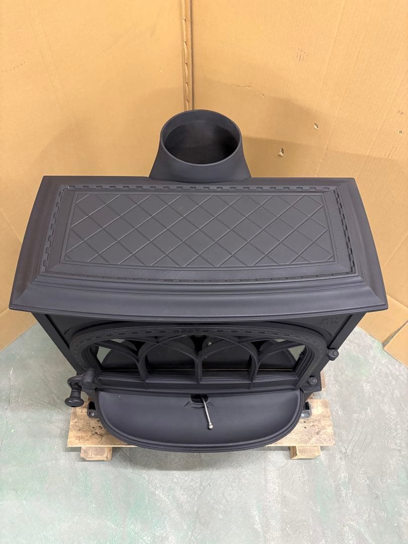 薪ストーブ ヨツール F400 黒 中古品 メンテナンス品