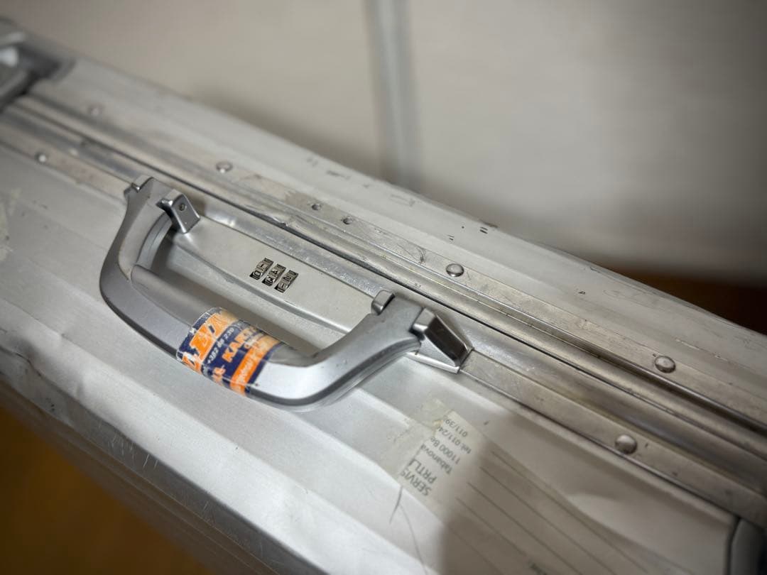 【処分価格】リモワ RIMOWA Topas 2輪 プルタブ　ビンテージ　アルミ