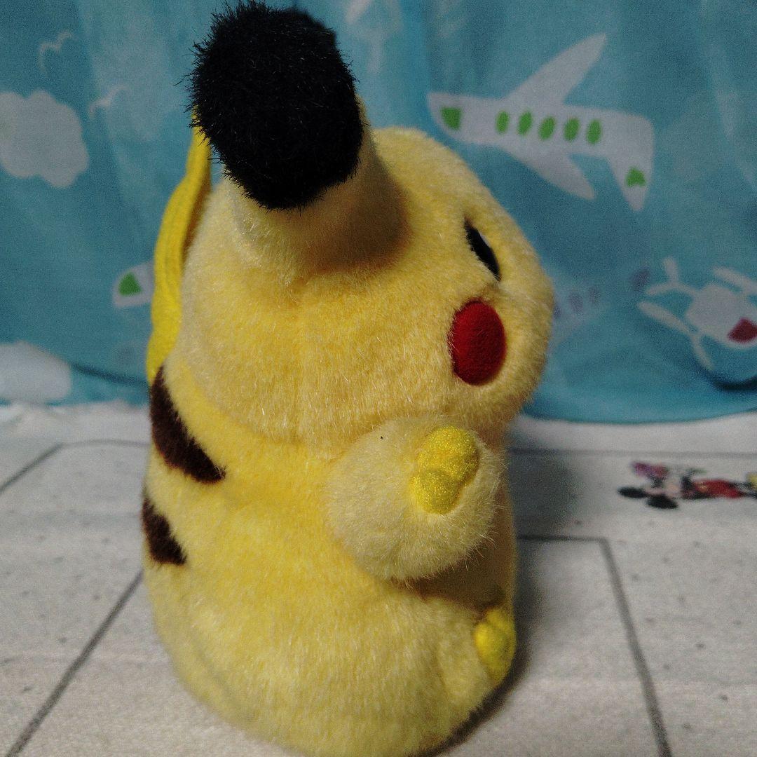 ⚠ジャンク品⚠初期　初代　ピカチュウ　ぬいぐるみ　TOMY バンザイ　トミー