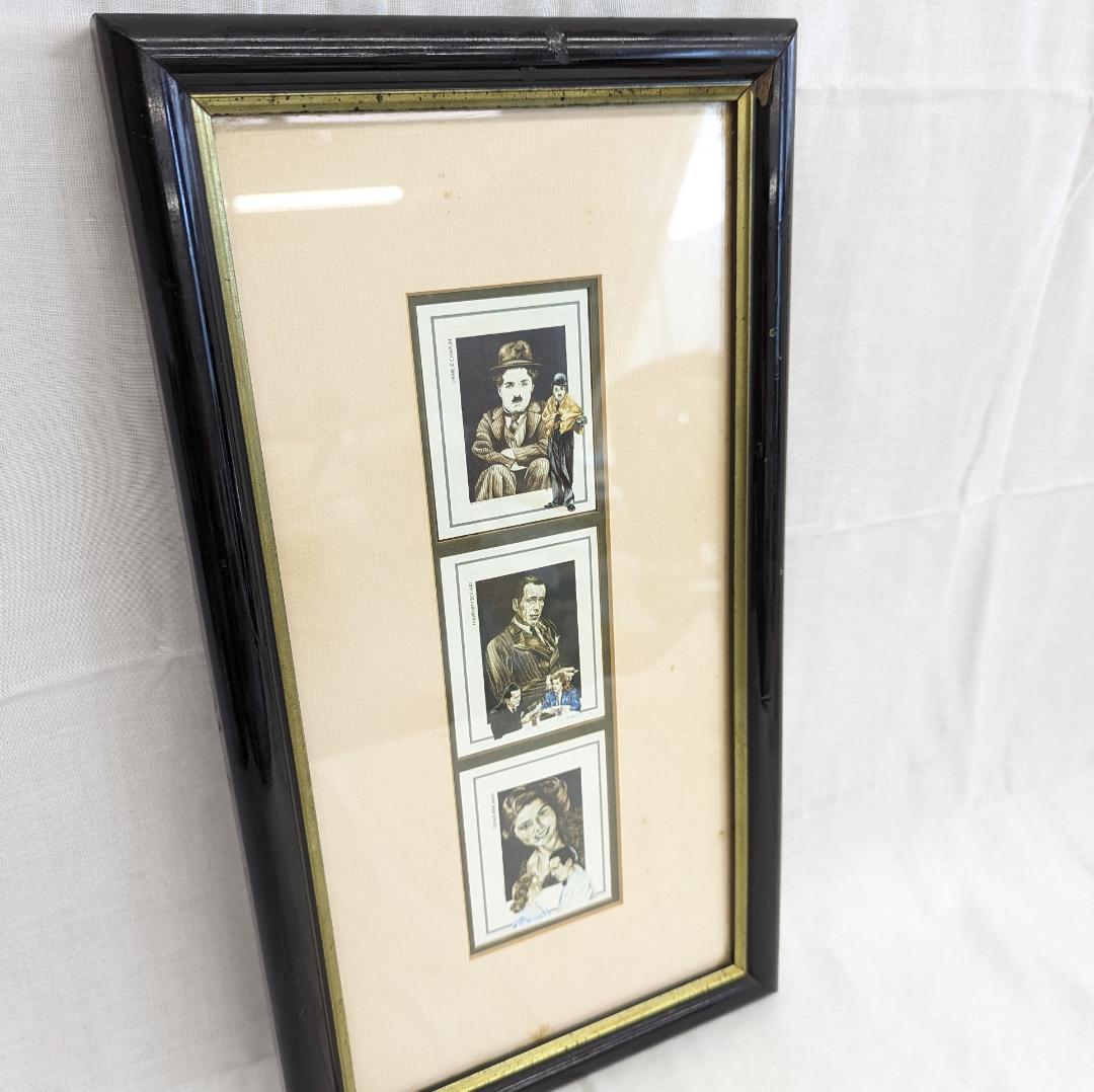 贈り物に ヴィンテージ レア 希少 額入り シガレットカードセット チャップリン