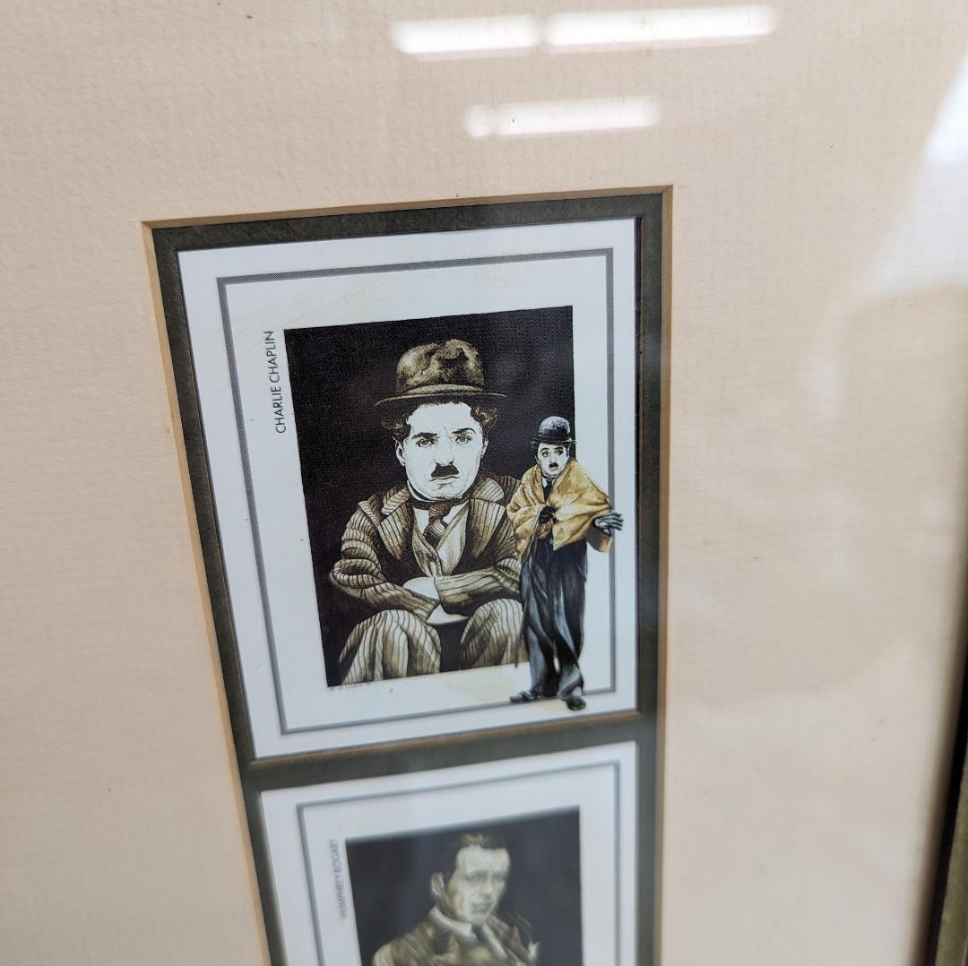 贈り物に ヴィンテージ レア 希少 額入り シガレットカードセット チャップリン