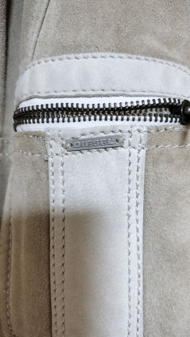 DIESEL　革ライダースジャケット