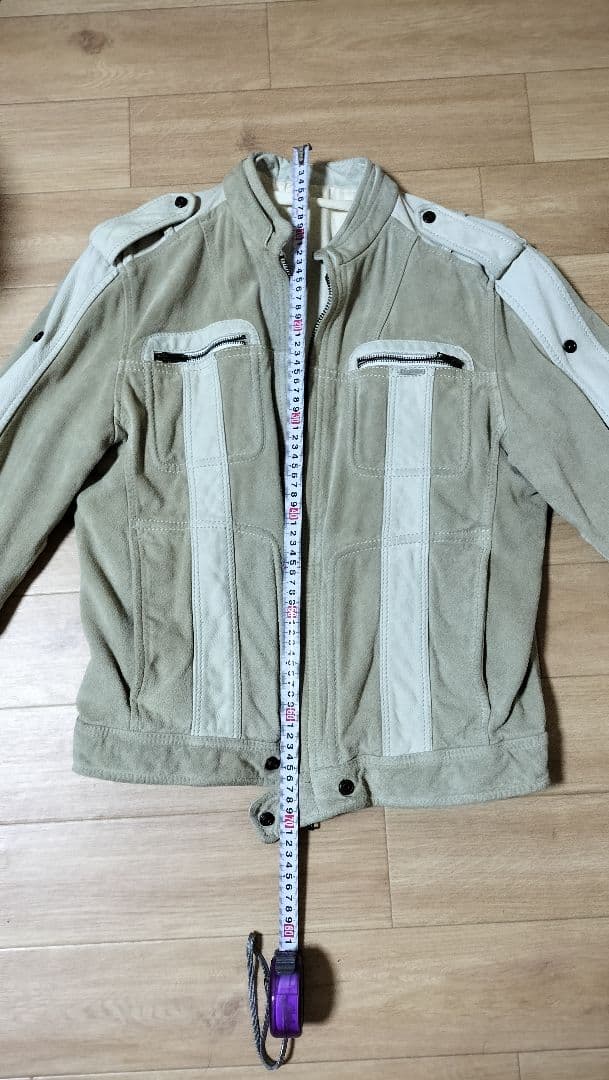 DIESEL　革ライダースジャケット