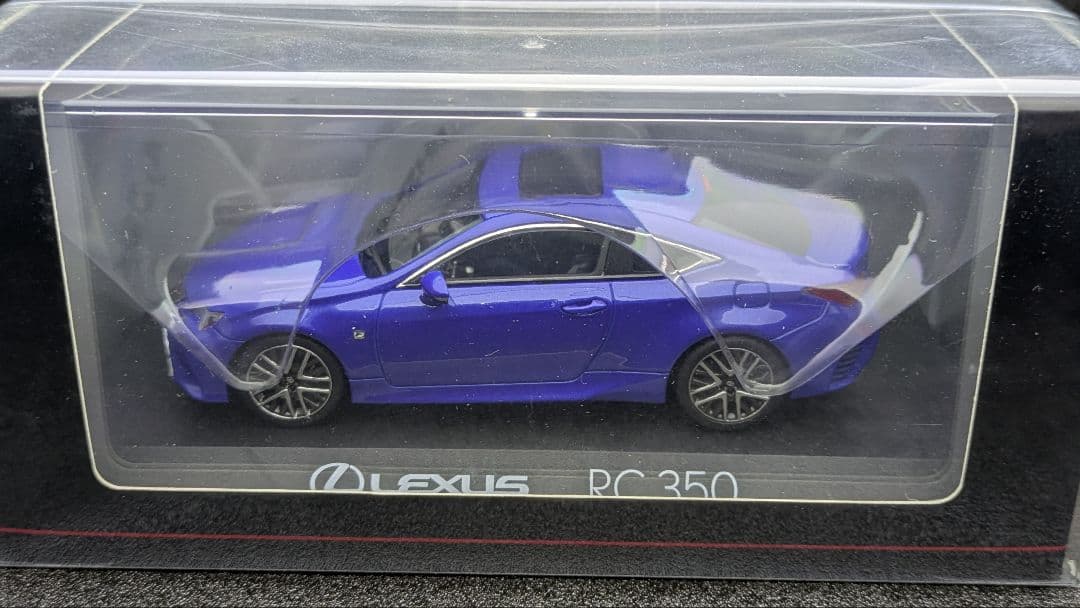 京商 1/43 レクサス RC 350 F スポーツ ヒートブルー　 ミニカー