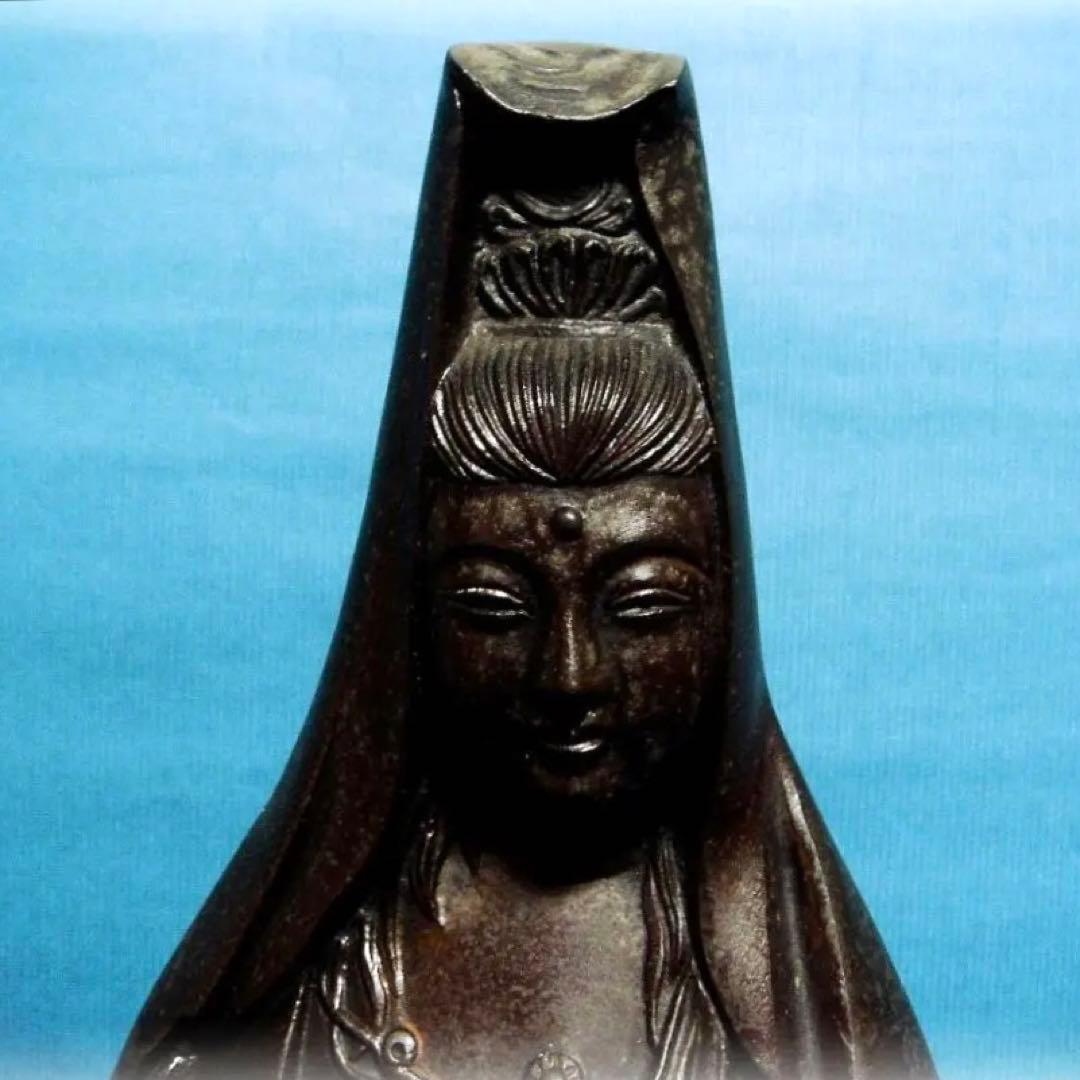 417『唐銅 観音菩薩』　　/骨董 古美術 茶道具 古民芸 antique