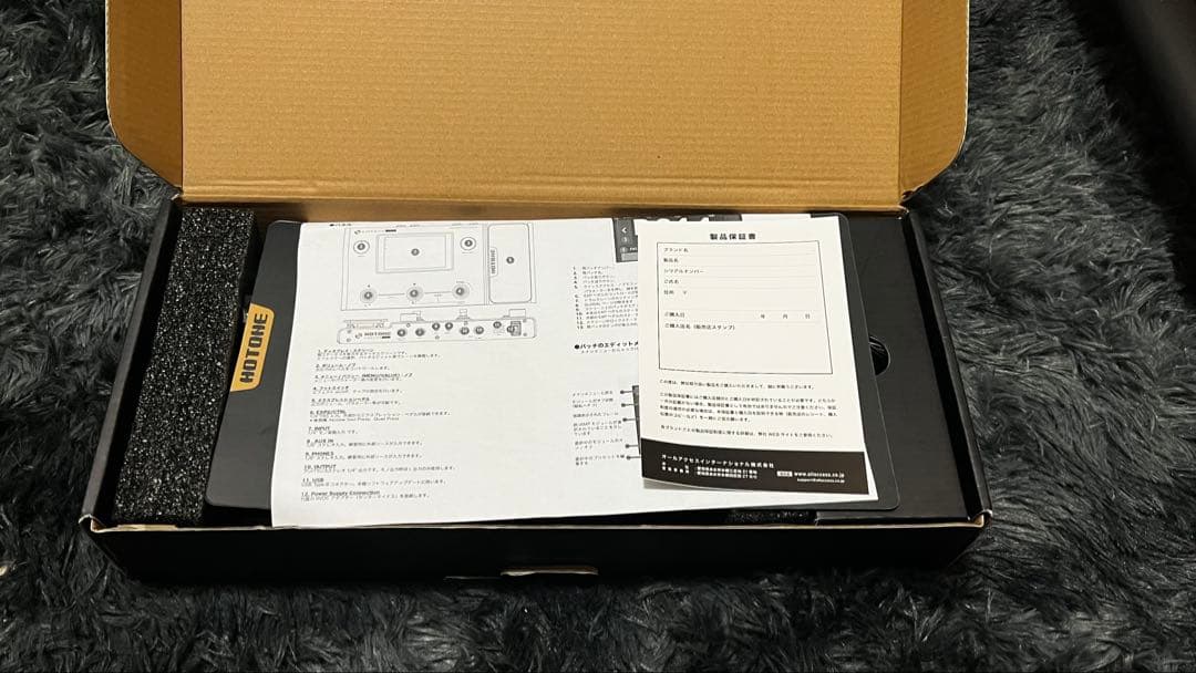 【ジャンク品】Hotone Ampero One(液晶割れ)