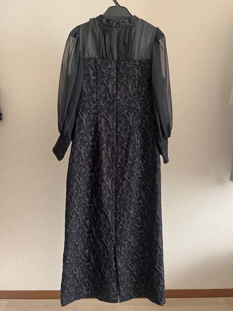 niana ジャガードIラインロングドレス