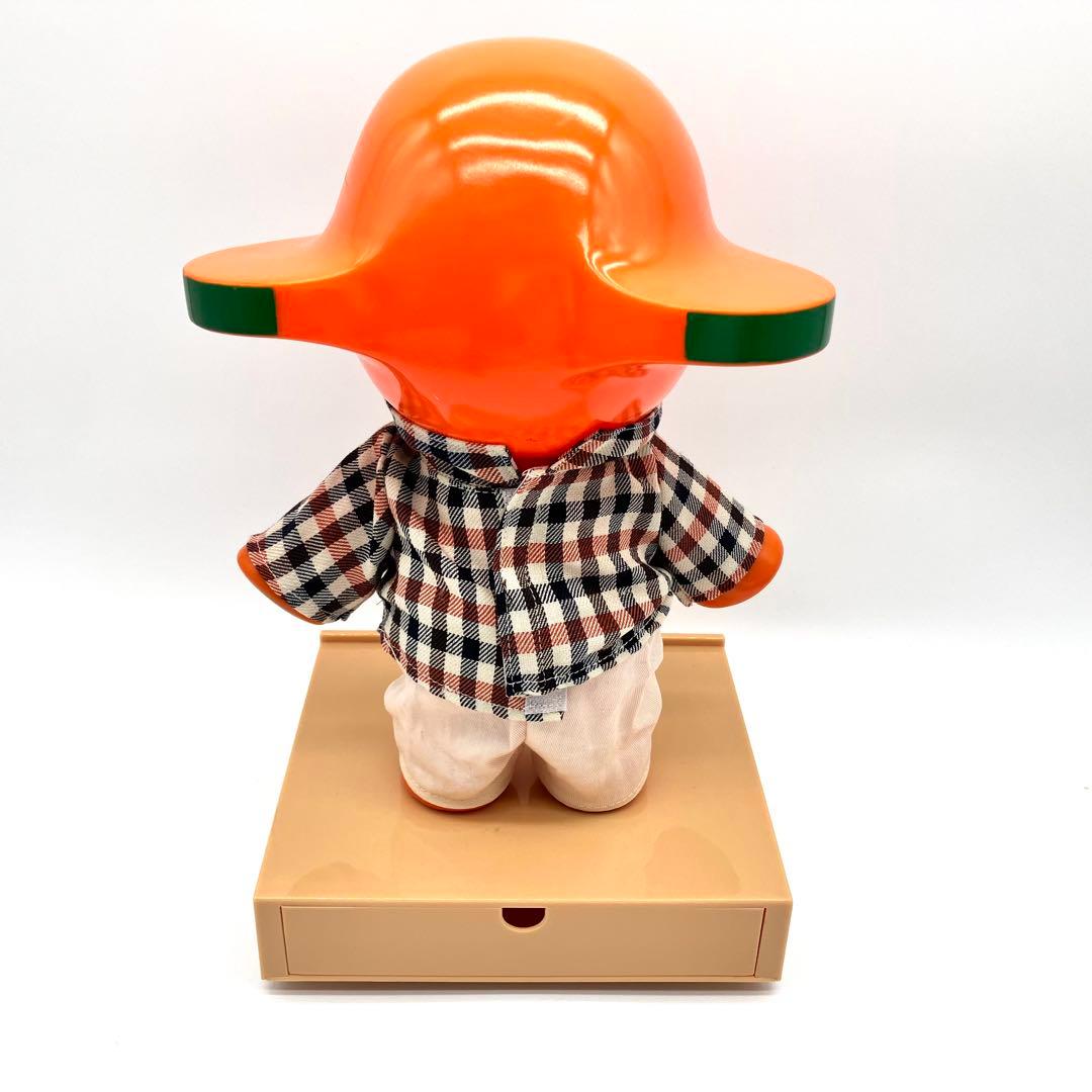 サトちゃん　店頭用ディスプレイ　人形　チェック　シャツ