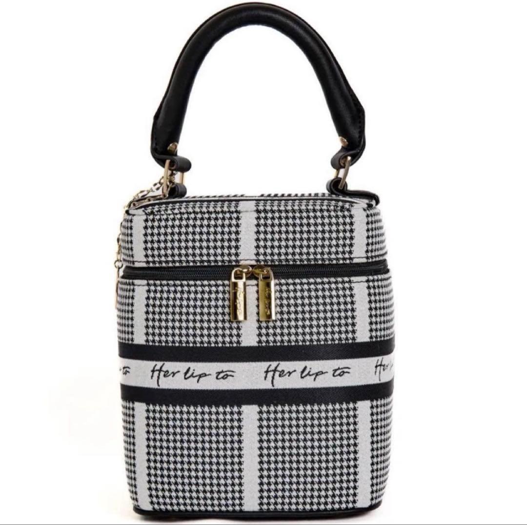 バッグ Herlipto HLT Jacquard Vanity Bag silver