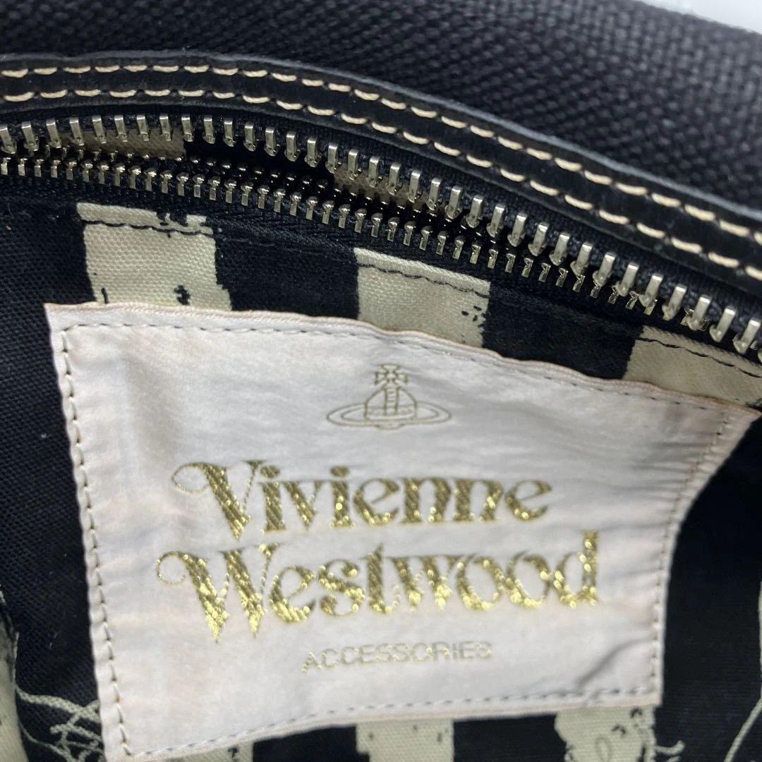 希少✨ヴィヴィアンウエストウッド ショルダーバッグ ロゴプリント 黒
