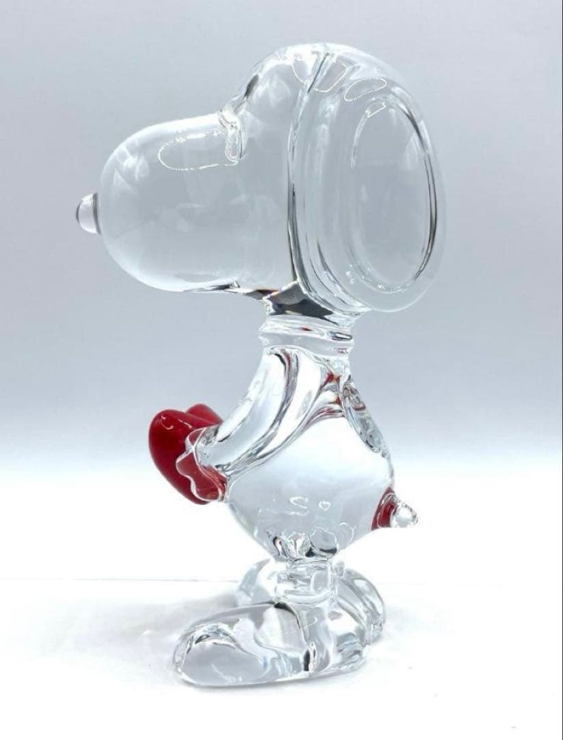 ☆バカラ☆スヌーピー☆クリスタル☆ハート☆美品☆