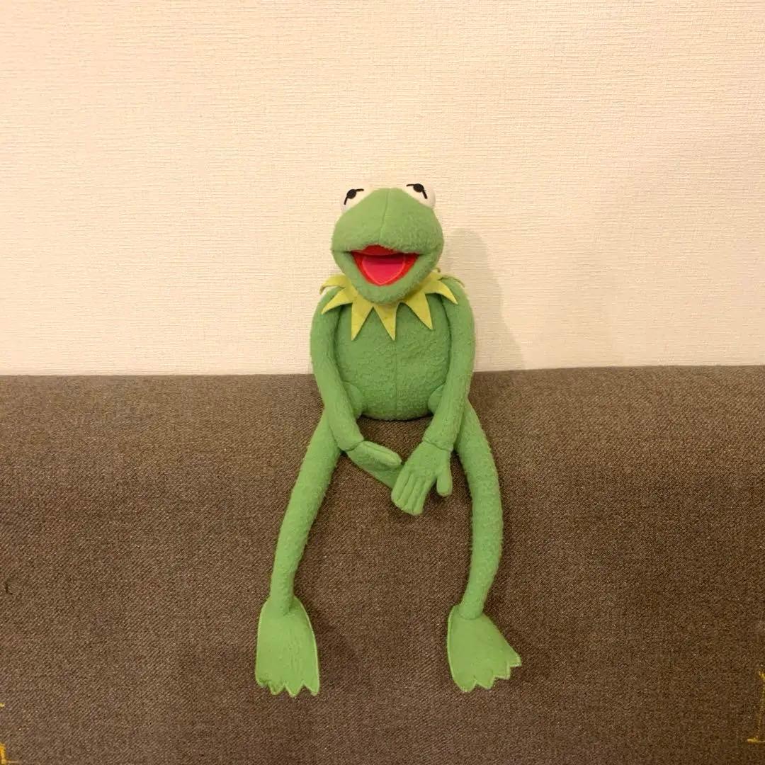 ヴィンテージ カーミット オルゴール ぬいぐるみ EDEN社 セサミストリート