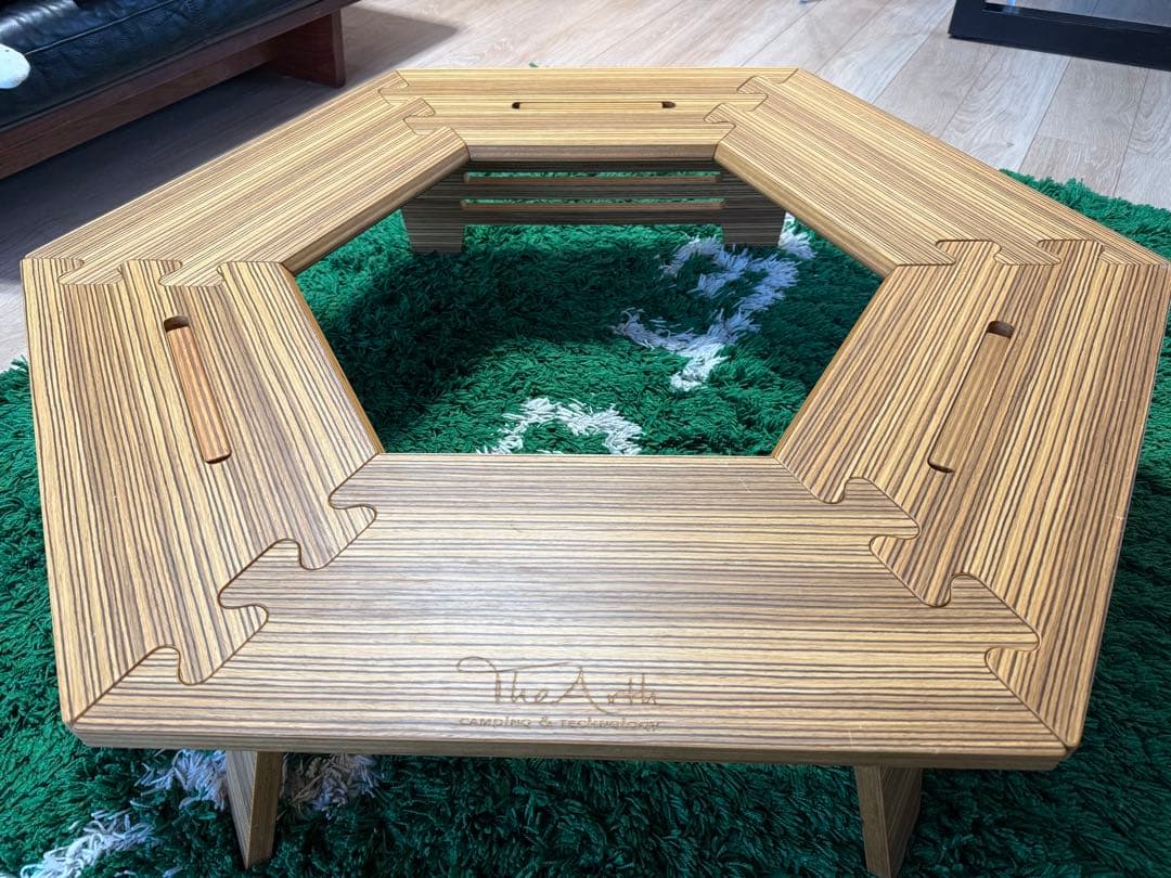 六角テーブル　ヘキサテーブル　しま次郎　thearth