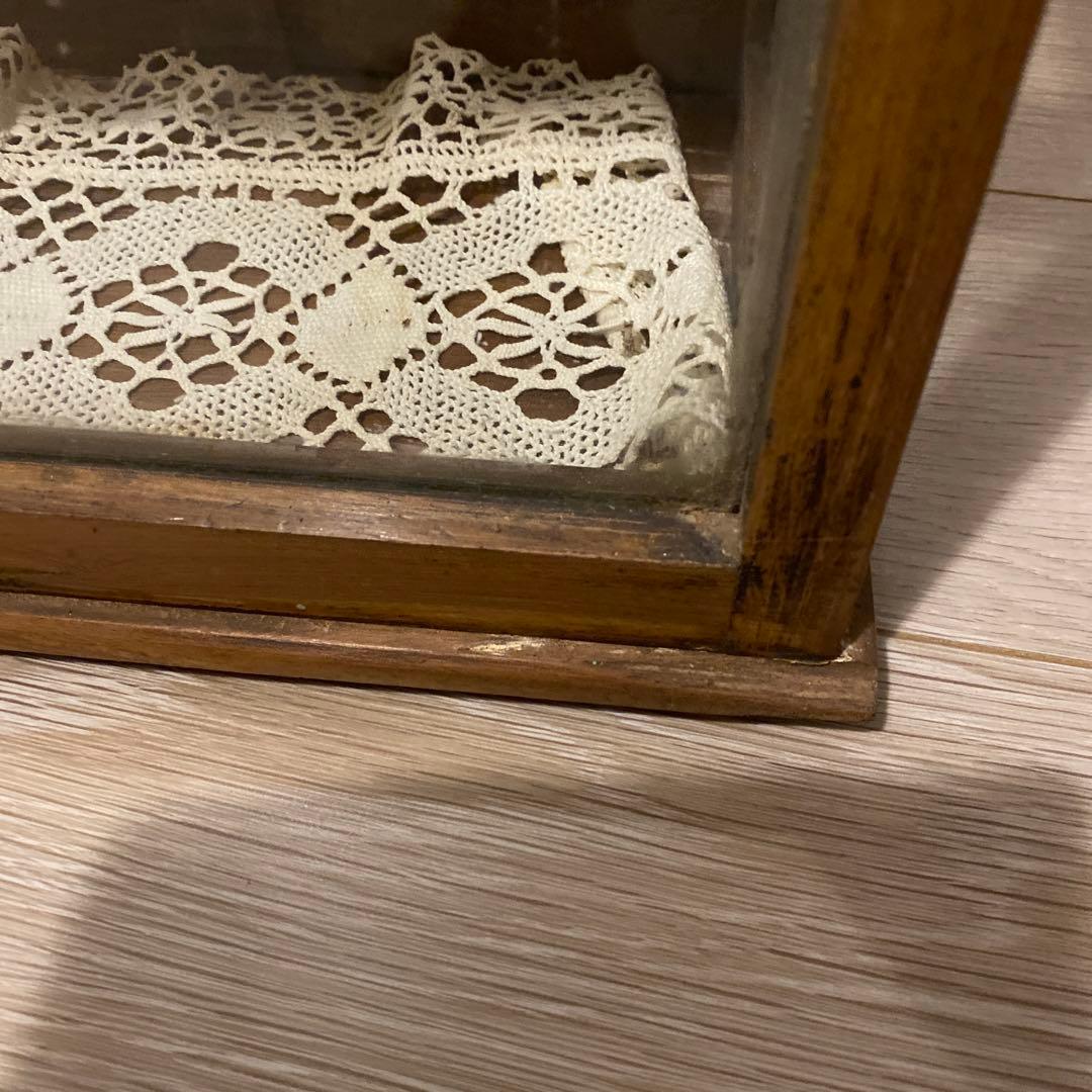 アンティーク　ガラスケース