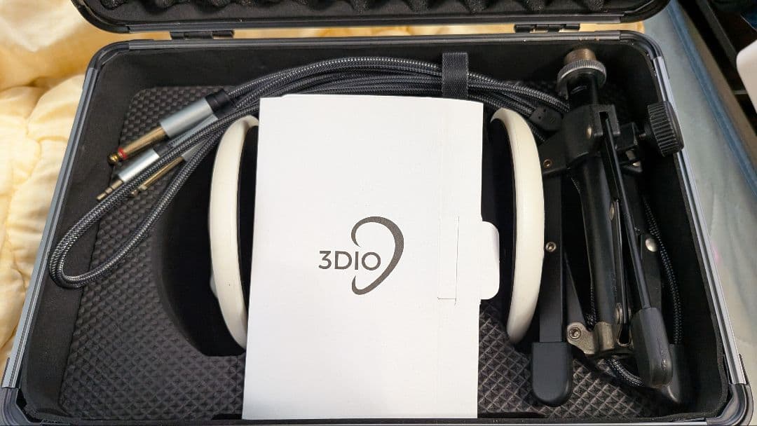 【動作品】3Dio FS XLRバイノーラルマイク&Roland rubix22