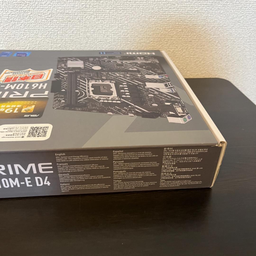 【動作未確認】ASUS PRIME H610M-E D4 マザーボード 日本語付
