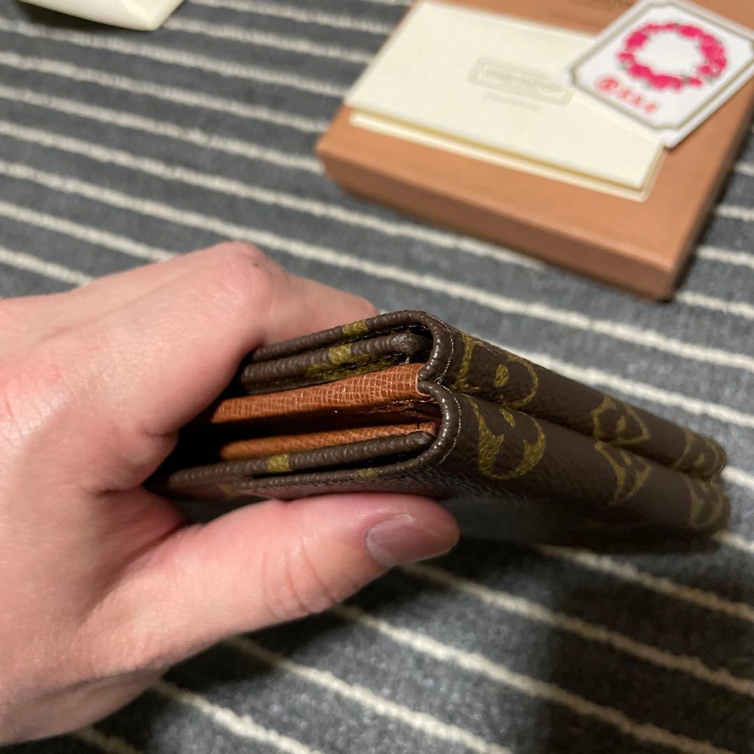 Louis Vuitton 二つ折り財布 ブラウン モノグラム