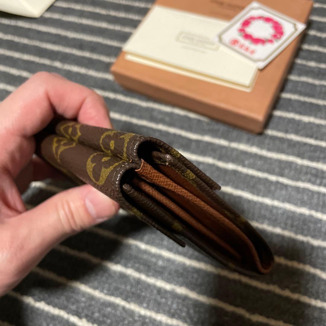 Louis Vuitton 二つ折り財布 ブラウン モノグラム