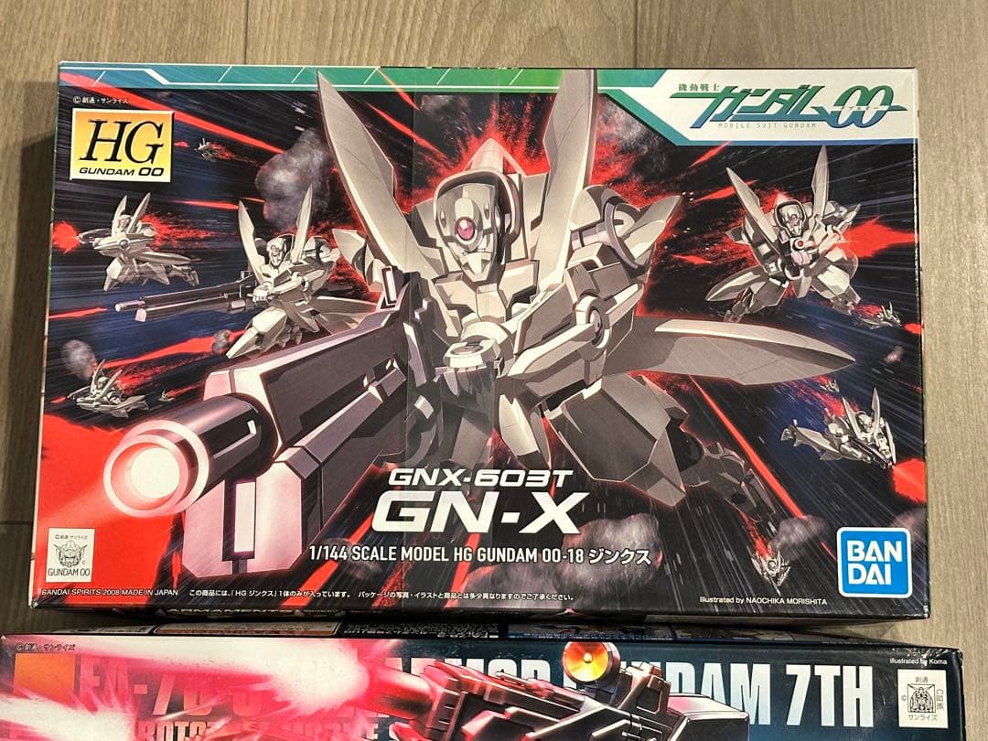 HG ガンプラ 3点　フルアーマーガンダム7号機　ジンクス　ギャプランフライルー