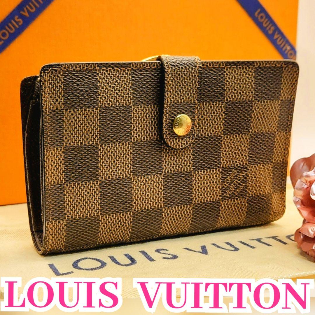 人気モデル⭐ルイヴィトン ダミエ　コンパクト⭐️ヴィエノワ　がま口二つ折り財布