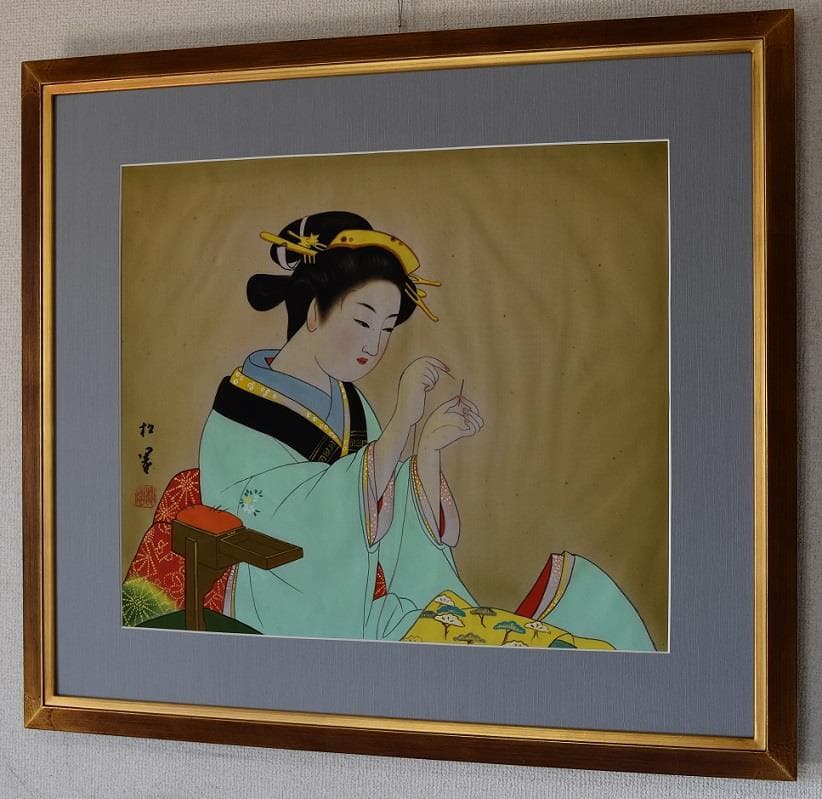 文化勲章受章作家　上村　松園　肉筆作品