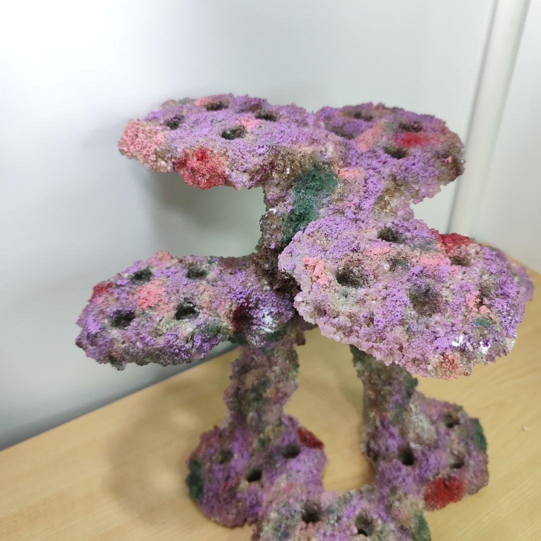 プラグ穴付き アク抜き不要人工ライブロック 海水水槽用 レプリカ コーラルフラグ