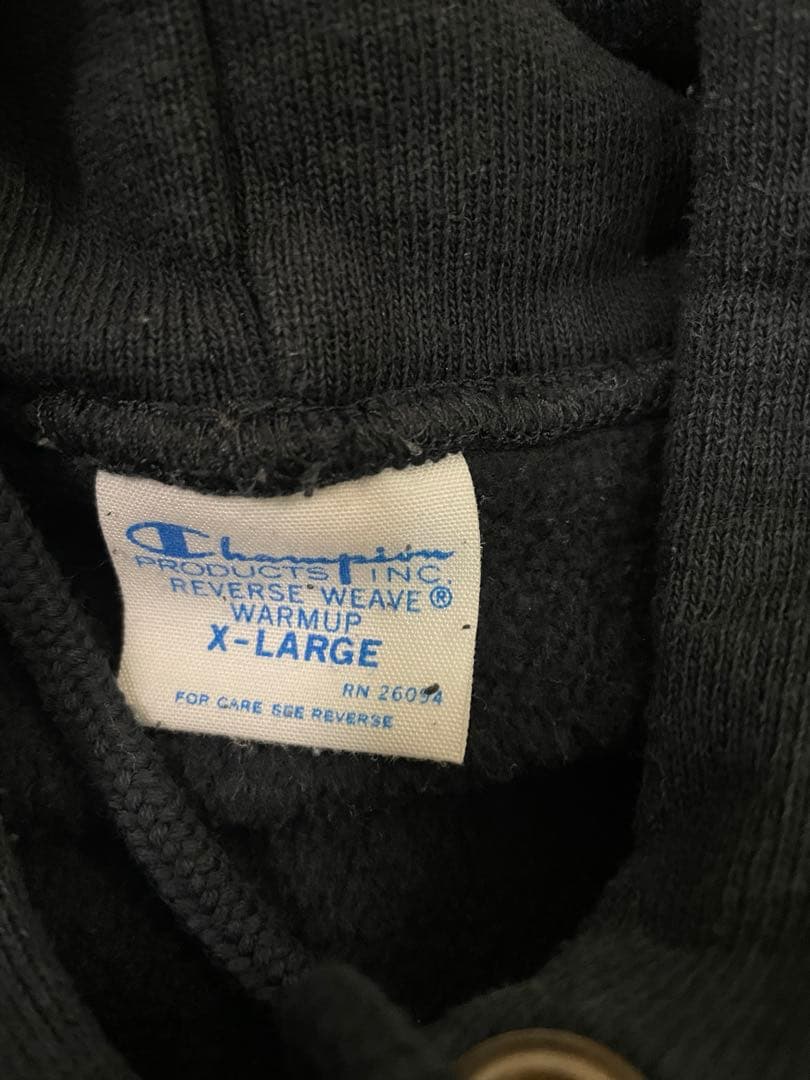 Champion リバースウィーブ ブラックパーカー　セットアップ