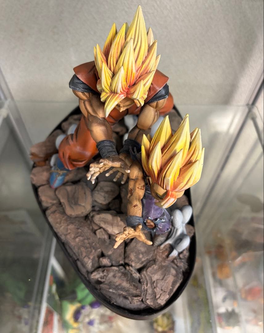 リペイント親子かめはめ波 孫悟空 孫悟飯 セル 一番くじ