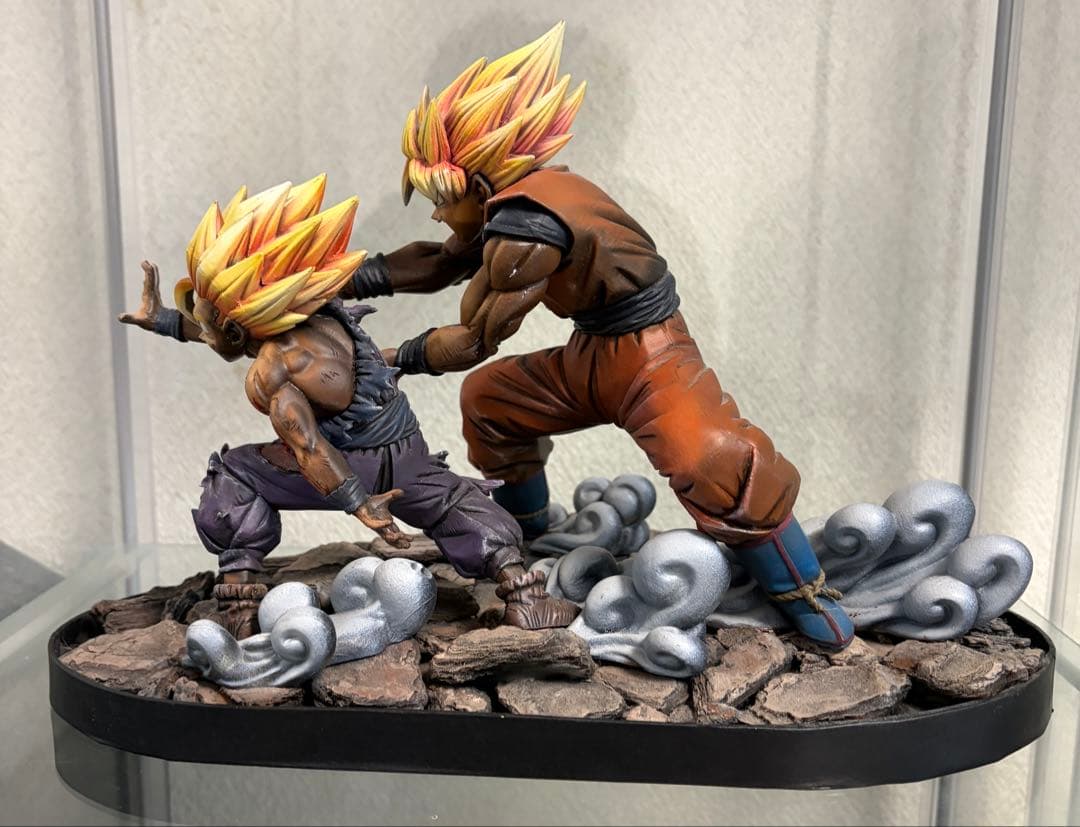 リペイント親子かめはめ波 孫悟空 孫悟飯 セル 一番くじ