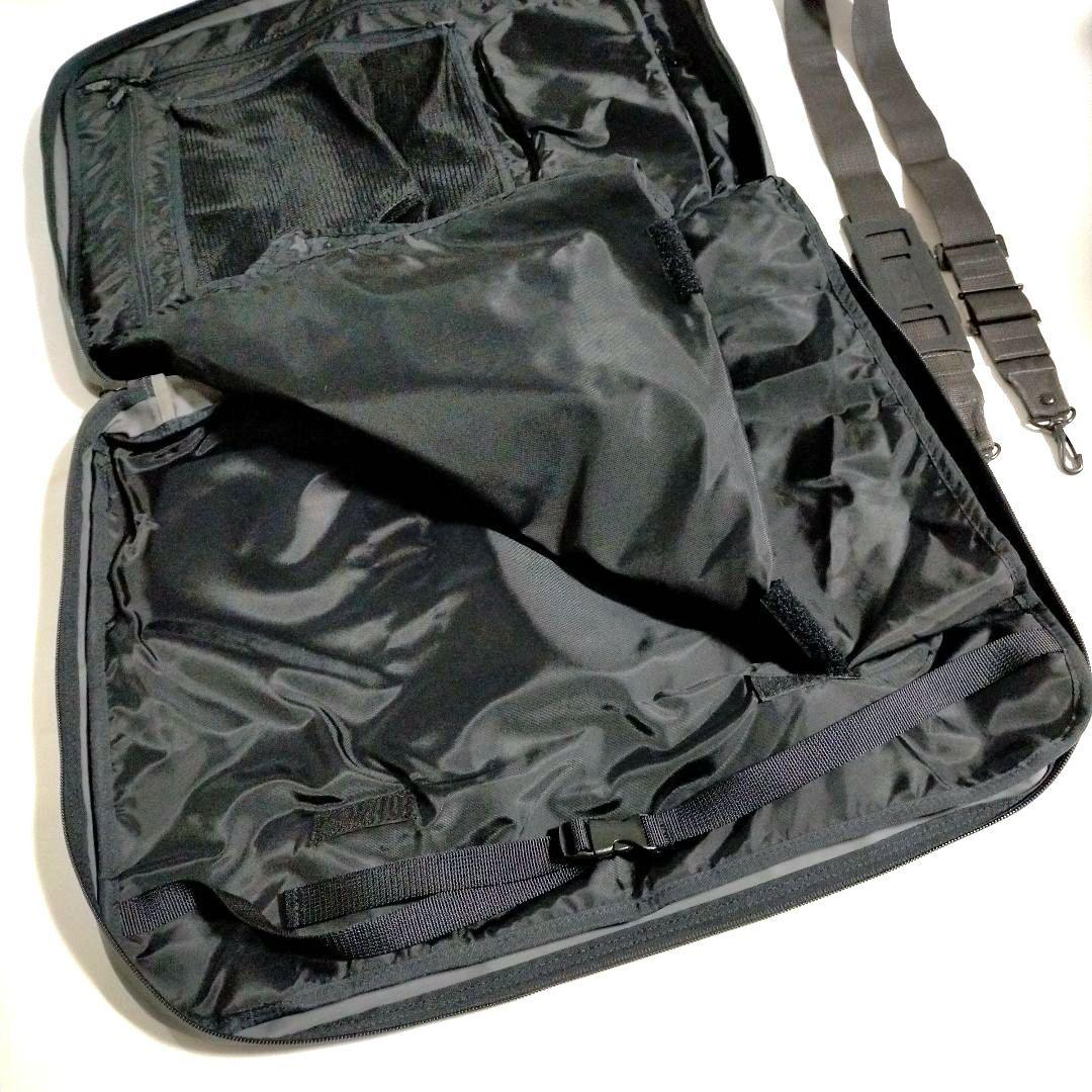 激レア 美品 ポーター ガーメントバッグ 大容量 ビジネス スーツ メンズ 灰色