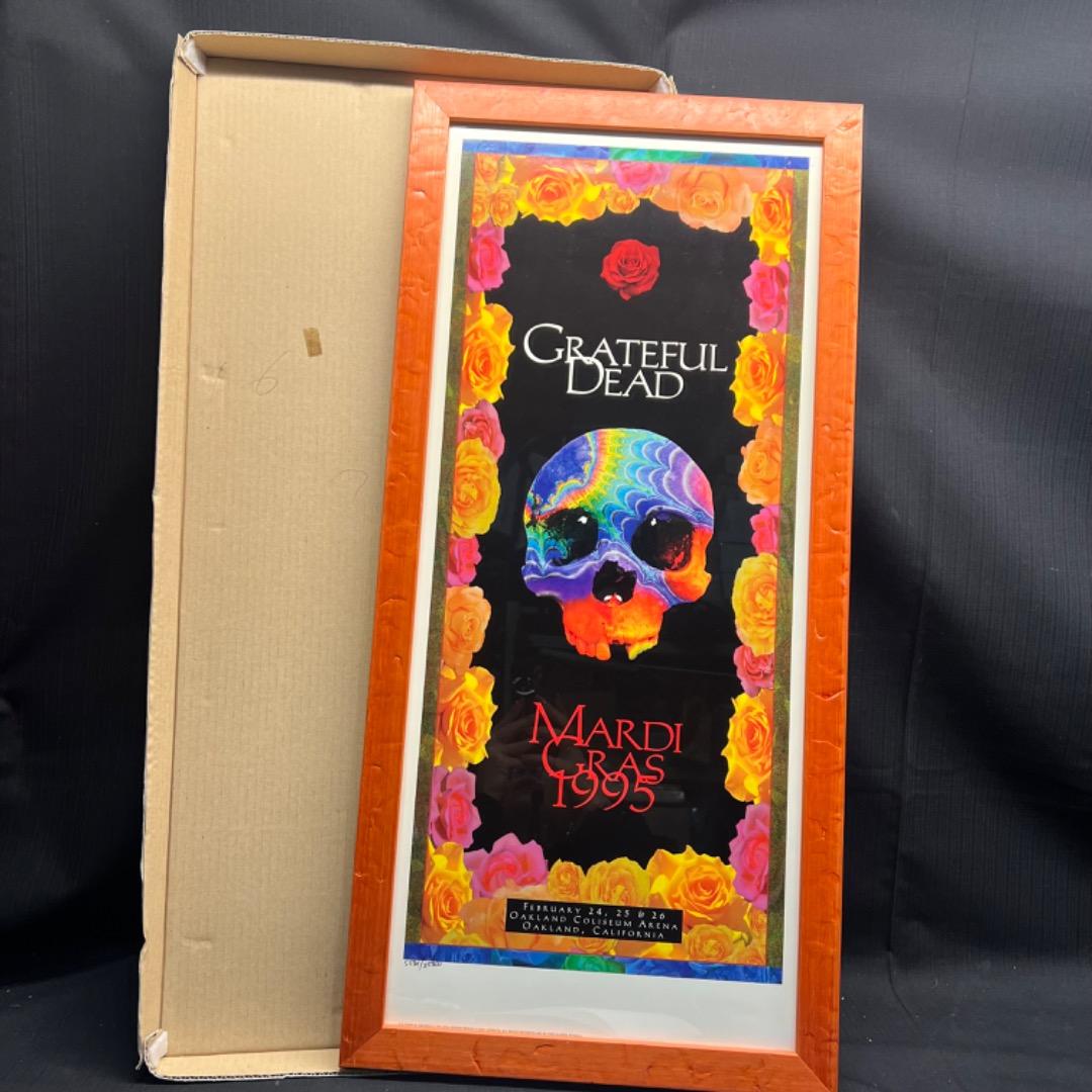 〇Bi1077 限定ポスター GRATEFUL DEAD 1995 フレーム