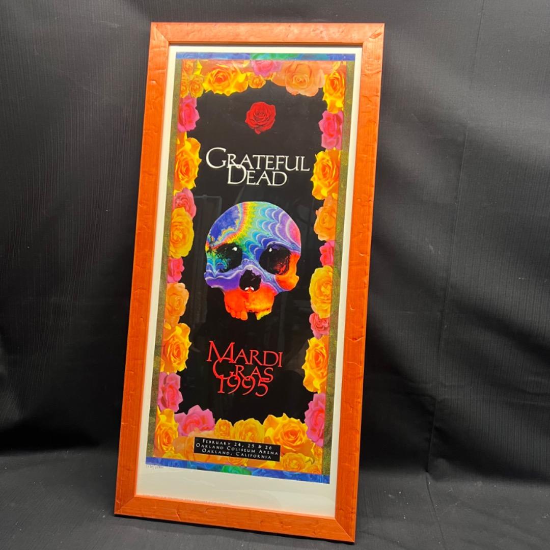 〇Bi1077 限定ポスター GRATEFUL DEAD 1995 フレーム