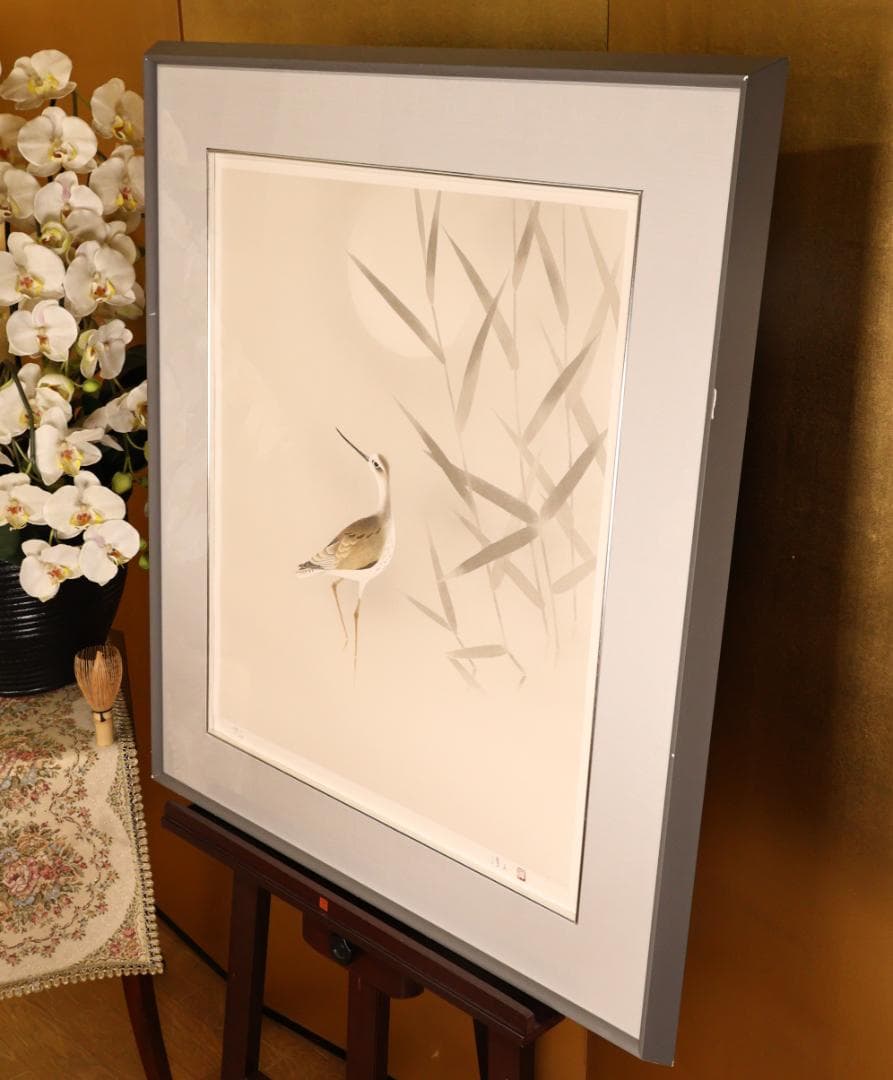 【真作】 BK289　上村淳之 「 月明 」 107/150　リト　高島屋美術部