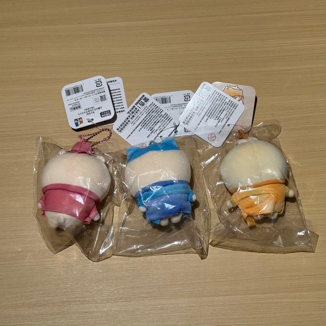 【上海限定】ちいかわ レトロ ぬいぐるみ マスコット 全3種