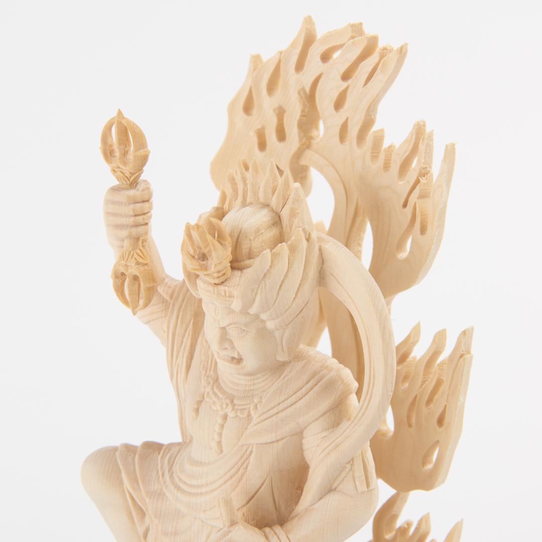 桧　蔵王権現　20ｃｍ #064