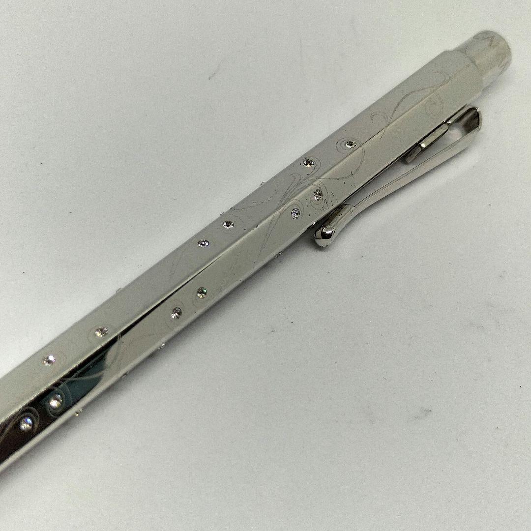 カランダッシュ エクリドール ボールペン スワロフスキー エクラI シルバー