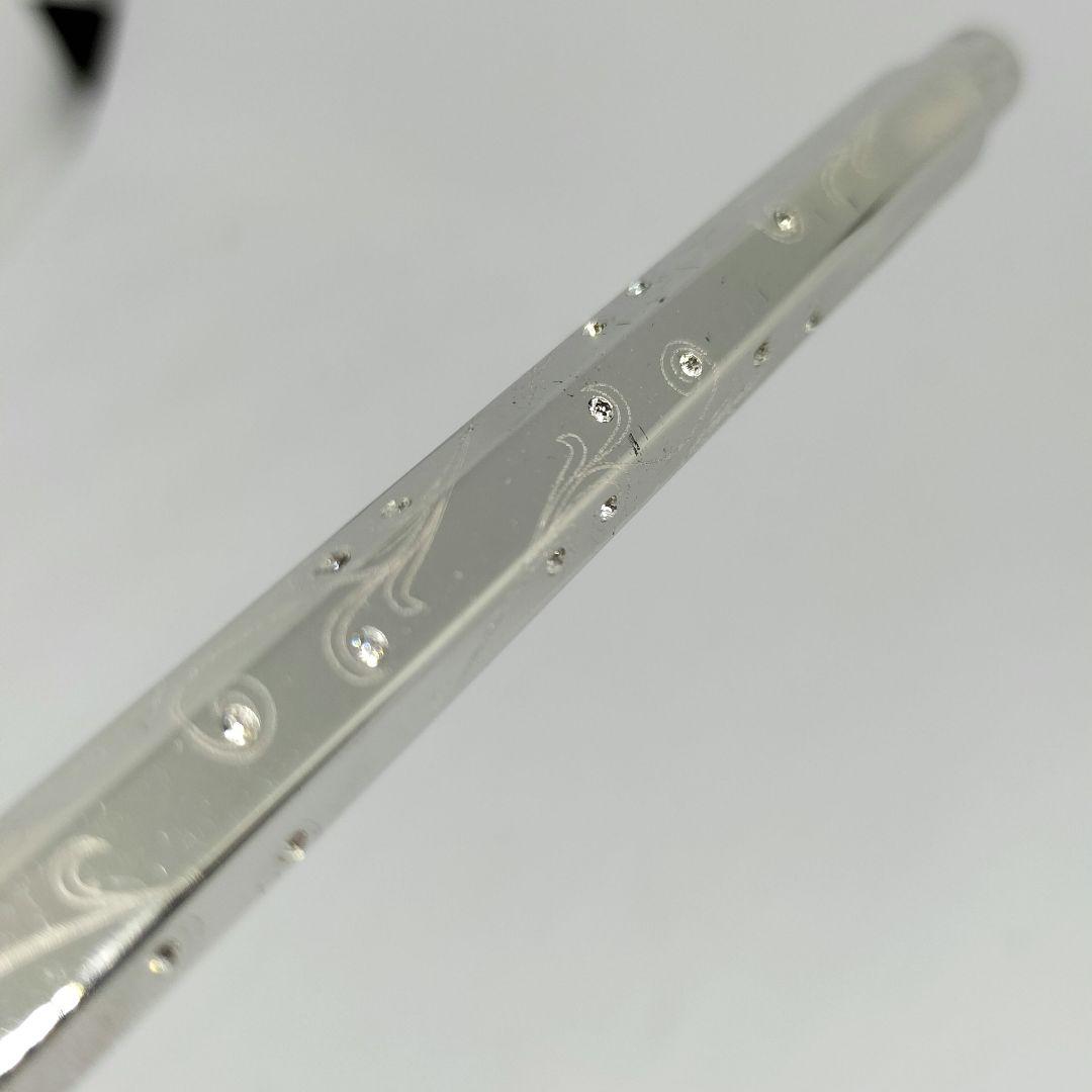 カランダッシュ エクリドール ボールペン スワロフスキー エクラI シルバー