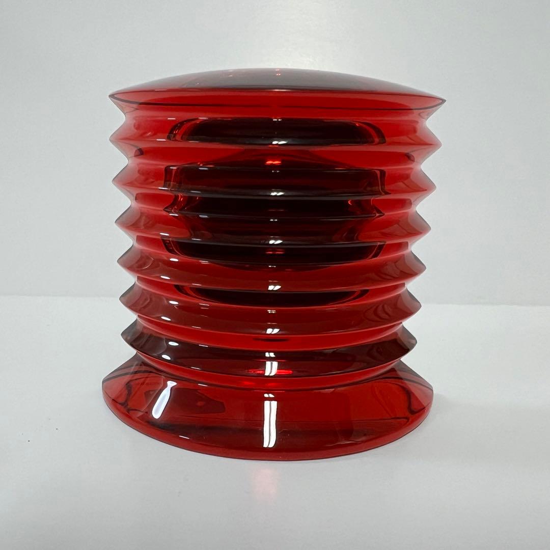 Baccarat バカラ ラランド クロック 置時計 レッド