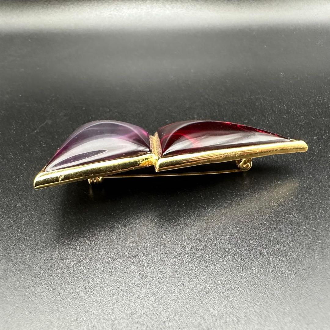 極美品✨　YSL　イヴ・サンローラン　ブローチ　カラーストーン　108