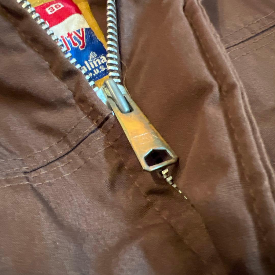 70s ★Catalina derbyjacket brown★36