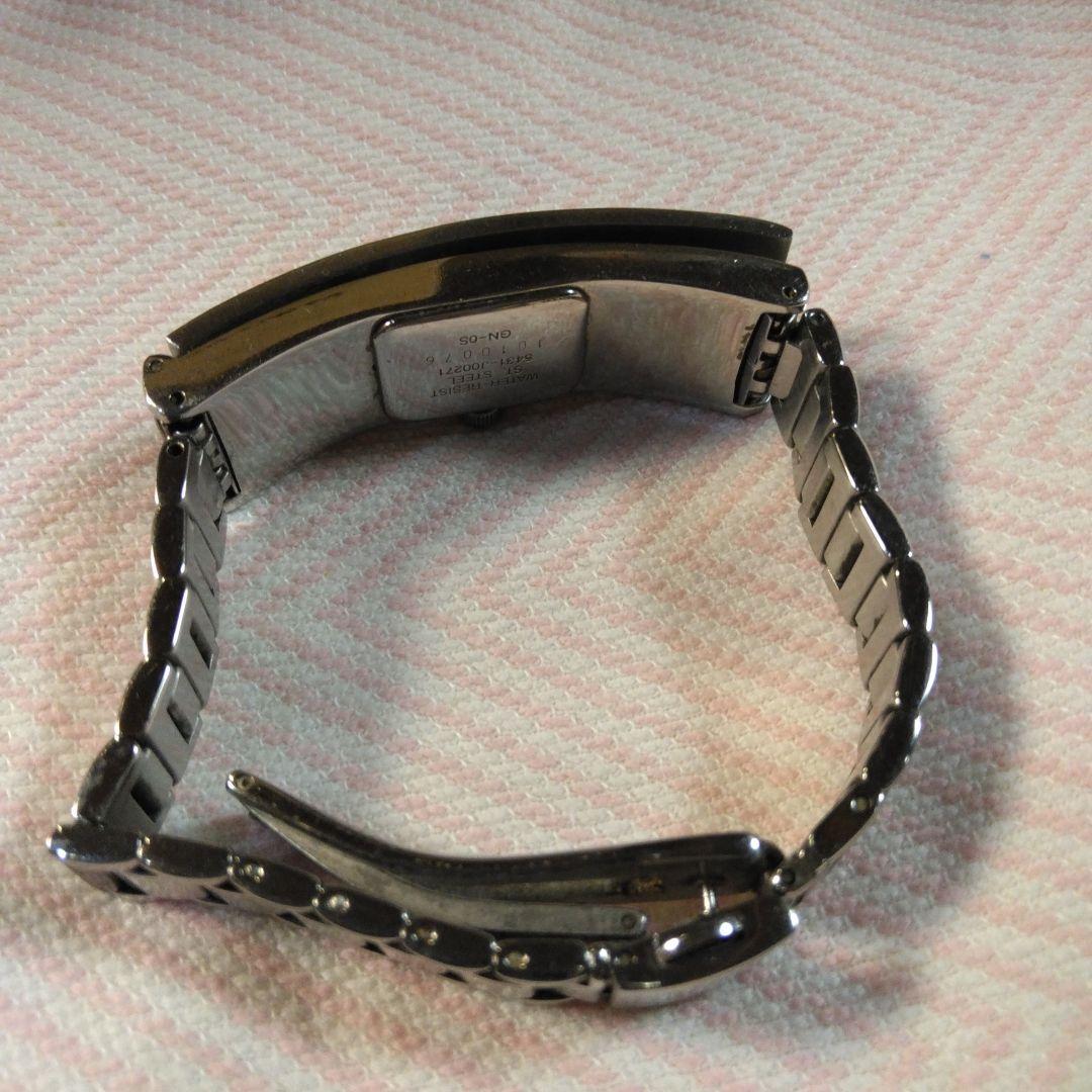 JEAN PAUL GAULTIER ジャンポールゴルチエ 蓋つき時計黒文字盤