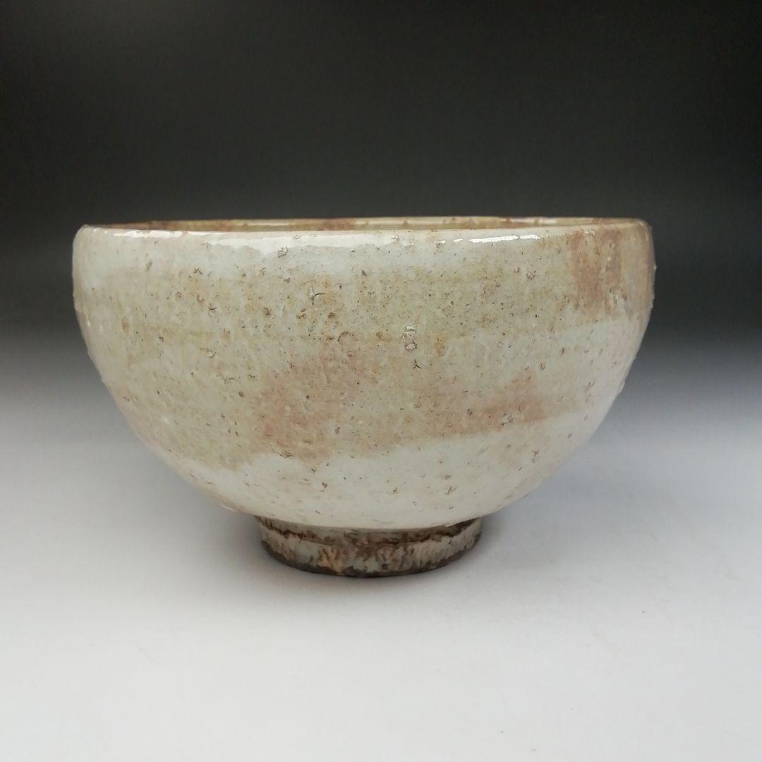 Ｔ７２６　茶碗　『萩焼』『田原謙次 造』　共箱　抹茶碗　茶道具