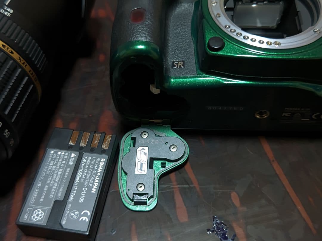 PENTAX k-50メタルグリーン TAMRON18-200 f3.5-6.3