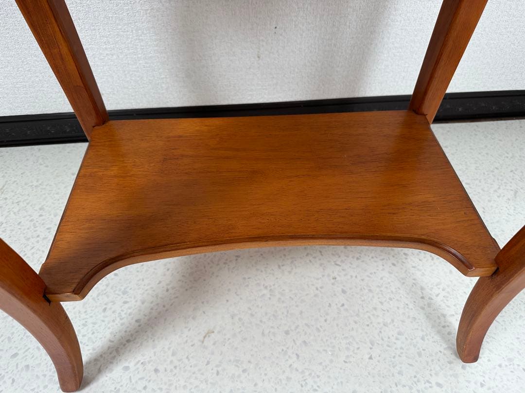 イタリア ヨーロッパ 花台 電話台 コーヒーテーブル 猫足　※i4※