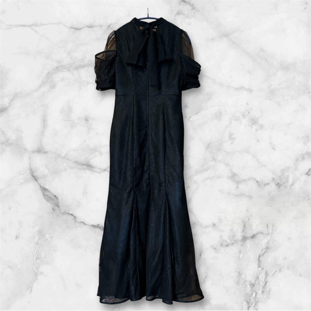 SNIDEL スナイデル　シアーショルダーレースドレス