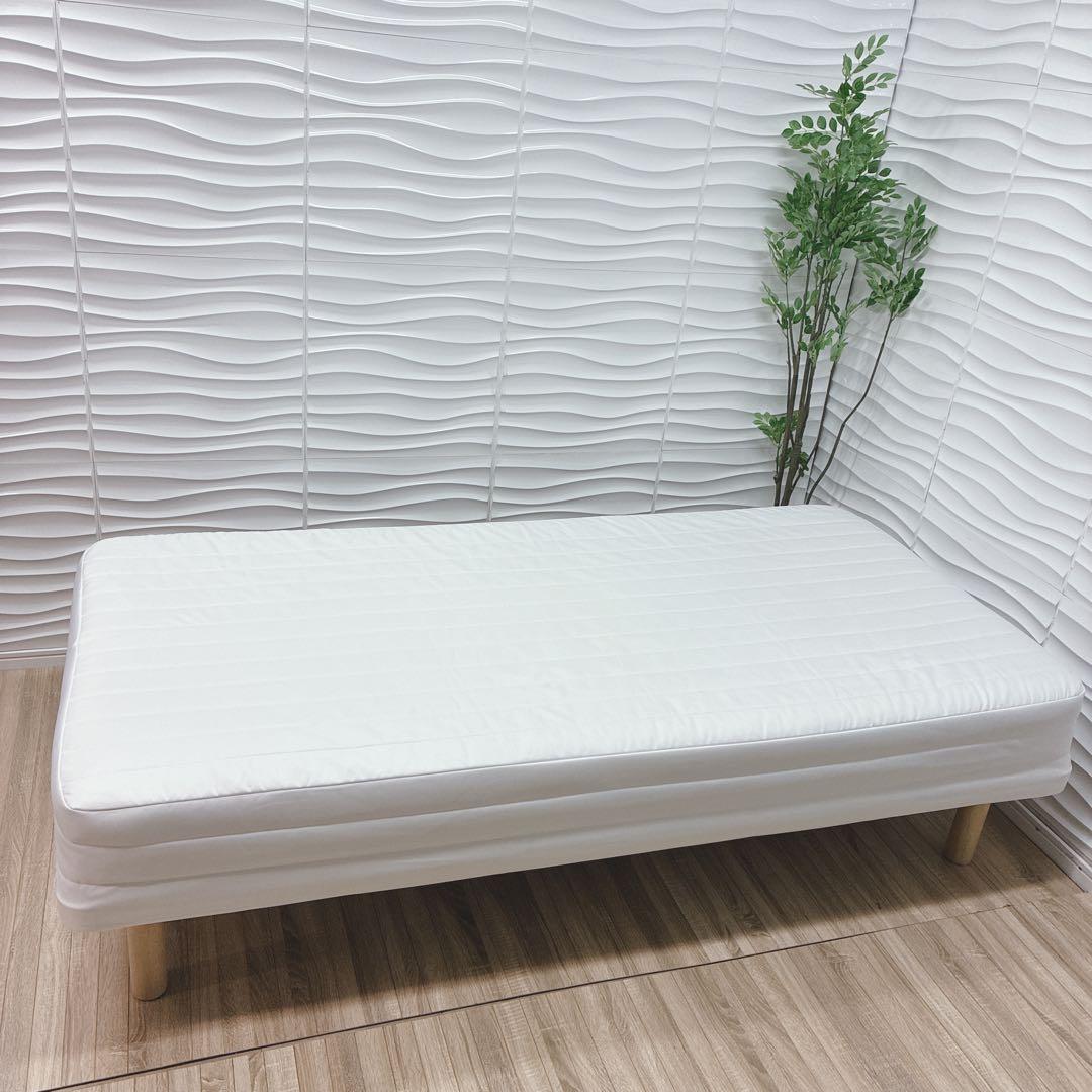 ◇大阪府全域 神戸市 配達料無料！◇無印良品◇脚付きマットレス◇シングル◇