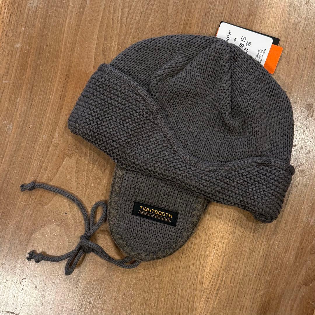 帽子 TIGHTBOOTH FLIGHT BEANIE / Charcoal